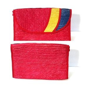 STRAW PURSE